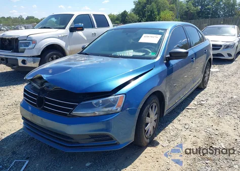 2016 Volkswagen Jetta 1.4T S z USA, uszkodzony, nr VIN 3VW267AJ2GM249122